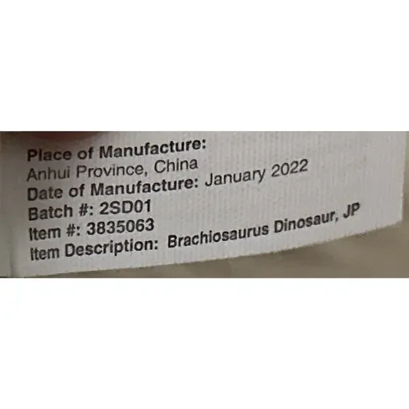 Jurassic World Park Universal Studios Brachiosaur Dinosaur 15โ Plush - Picture 12 of 13